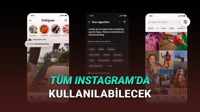 Instagram'ın Özelleştirilmiş Algoritma Özelliği Ana Akışa Geldi haber gorsel 20260611090003