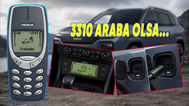 Nokia 3310 Bir Araba Olsaydı Nasıl Görünürdü? Tebessüm Ettirecek Detaylarıyla Tasarladık... haber gorsel 20260728060029